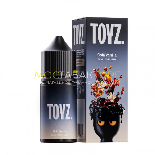 Жидкость для электронных сигарет Toyz Cola Vanilla (Кола Ваниль) 20 мл / 30 мл