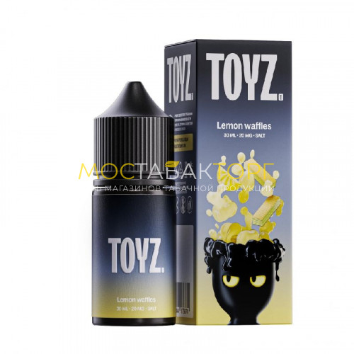 Жидкость для электронных сигарет Toyz Lemon waffles (Лимон и Вафли) 20 мл / 30 мл