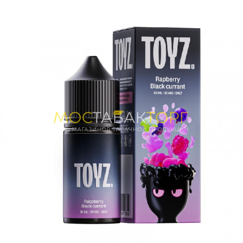 Жидкость для электронных сигарет Toyz Raspberry Black currant (Малина с черной смородиной) 20 мл / 30 мл