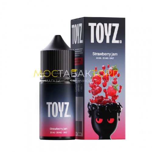 Жидкость для электронных сигарет Toyz Strawberry Jam (Клубничный джем) 20 мл / 30 мл
